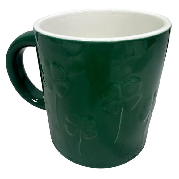 Hobby Lobby Shamrock Mug St. Patrick’s Day Mug 4" Green Microwave Safe New - Picture 3 of 8